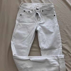 Rag&bone skinny white jeans